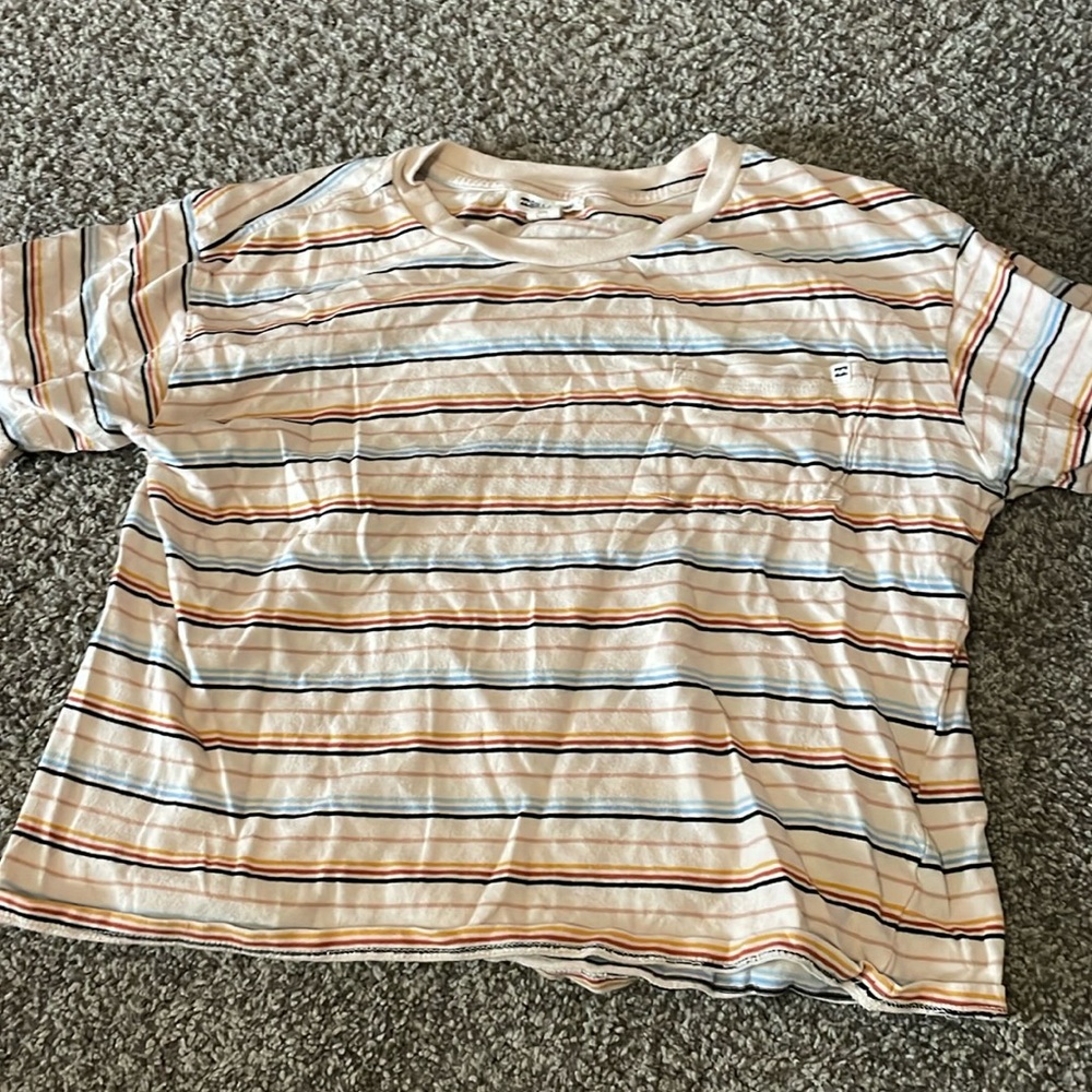 Women’s stripped billabong shirt!